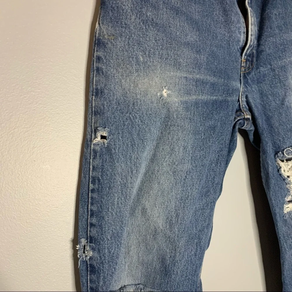 Vintage Orange Tab Super Dope Custom 505 Levi Jeans